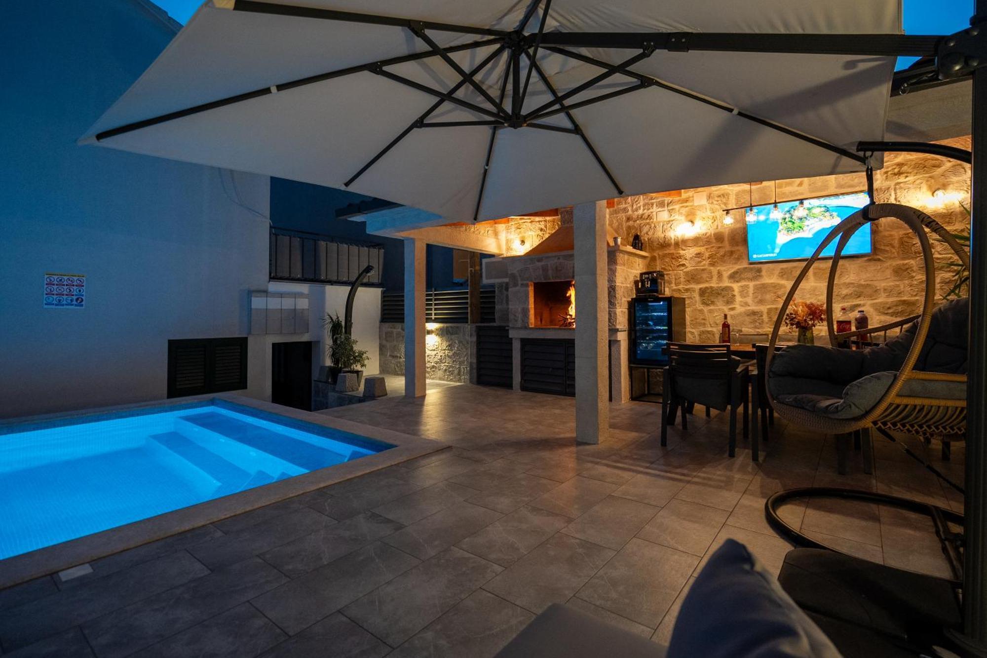 Adam Apartments Stobreč Buitenkant foto
